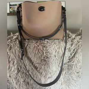 COACH NWT tag isn’t attached. Willow Shoulder Bag Pewter/Taupe.